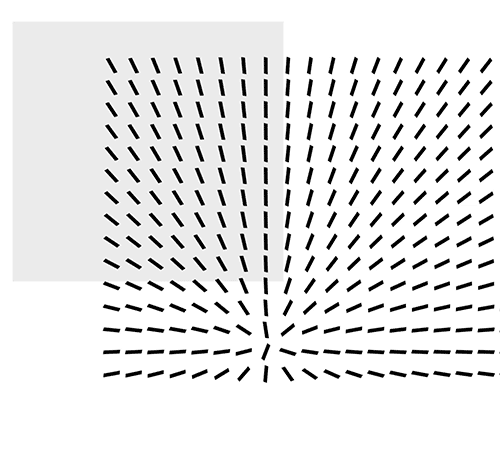 Moving graphic of lines